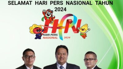 Direksi Beserta Seluruh Staf Perumda Tirta Pakuan Kota Bogor Mengucapkan Selamat Hari Pers Nasional 2024