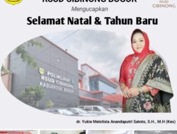 Direktur & Civitas Hospitalia RSUD Cibinong Bogor Mengucapakan Selamat Natal dan Tahun Baru 2025